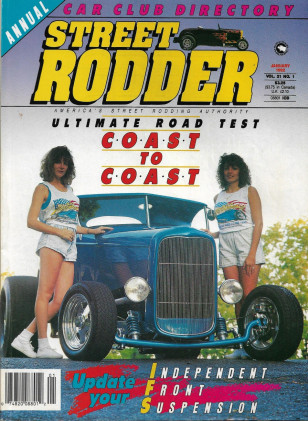 STREET RODDER 1992 JAN - IFS SPECIAL, MUSTANG II SUSPENSION 